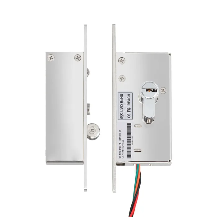 SS-320B Elektrisches Schiebetürschloss / Bolzen / Zylinder / 12V DC / Fail Secure